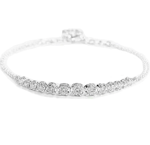 CROWN HALF TENNIS WITH CHAIN